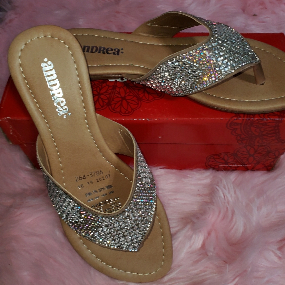 Sold!!Andrea sandals Brand New!